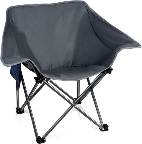 4 Pack Portable Camping Chair Compact Collapsible Outdoor Folding Sports Chairs for Adults Heavy Duty Camp Sporting Events Park Lawn 400 Lbs Black Black in Saudi Arabia