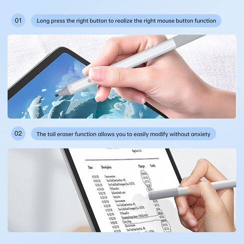 قلم Surface، قلم Surface Pro لجهاز Surface Pro 8/X/7/6/5/4/3/Surface 3/go/go 2/go 3/Book/Laptop/Studio، قلم لوحي بشاشة لمس مع إحساس محرك لمس، تحديد دقيق الدقة والكتابة في الوقت الحقيقي in Saudi Arabia