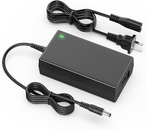 24Volt 2.5Amp 60W Power Supply AC 100-240V Adapter for LED Strip Light, Wireless Router, ADSL Cats, HUB, Switches, Security Cameras, Audio/Video 24V 2.5A 50-60Hz Power Cord with 5.5 x 2.1mm 2.5mm in Saudi Arabia