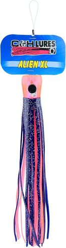 C&H, AlienXL Lure, Concave Head, Hologram Eye, 10.5 in / 22.6 cm in Saudi Arabia