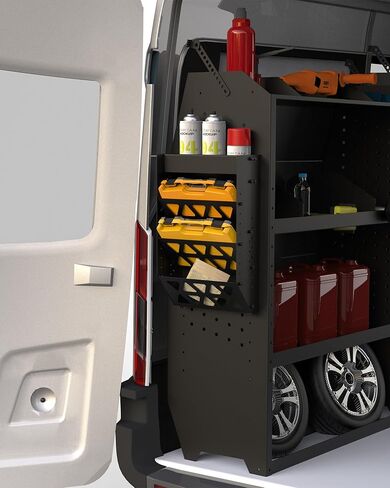 MELIPRON Work Van Tool Box Organizer Aerosol Spray Can Holder for Cargo Van Shelving Storage Tools Box Hanging Tray in Kuwait