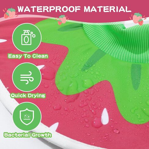 MABOZOO Waterproof Dog Cone, Adjustable Dog Cat Pet Cone Collar Recovery Collar for Dogs and Cats After Surgery, Lightweight Protective Collar E-Collar to Stop Licking (Strawberry, M) in Saudi Arabia