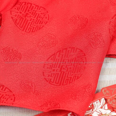 Vietnamese traditional Ao Dai for dogs (Large), Red in Saudi Arabia
