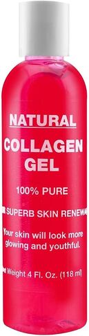 Natural Facial Collagen Gel (118 ml) - Organic Face Mask Beauty Care for Women - Hydrating and Moisturizing Pure Dermal Collagen for Dry Or Rough Skin - Get Healthier Younger Looking Skin (1 PACK) in Kuwait
