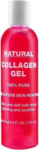 Natural Facial Collagen Gel (118 ml) - Organic Face Mask Beauty Care for Women - Hydrating and Moisturizing Pure Dermal Collagen for Dry Or Rough Skin - Get Healthier Younger Looking Skin (1 PACK) in Kuwait