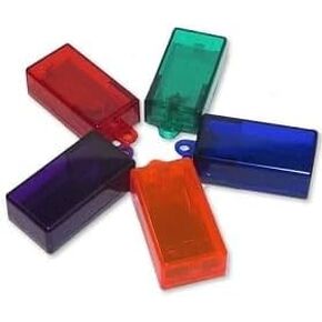 5 Pack of Translucent Dog Training Clickers, assorted
