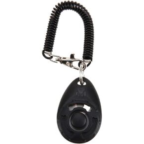 Black Clicker Easy to Use with Button Dog Training Accessories Agility Equipment,Training and Behavior Aids,Dogs