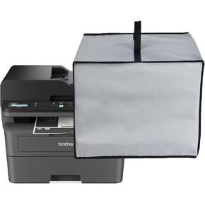 Printer Cover Anti-Static Heavy Duty Heat-Resistant Waterproof Dust Protective Printer Cover Case for Brother DCP-L2640DW Wireless Compact Laser Printer/Brother MFC-L2820DW Wireless Printer (Black) in Kuwait
