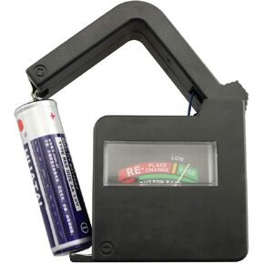 Black BT-860 Battery Tester Voltage Checkers Battery Volt Meter Tester Monitor for AA AAA C D 9V 1.5V Button Cell Batteries