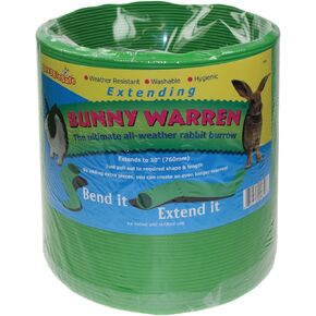 All Weather Flexible Bunny Warren Fun Tunnel, Green (Package May Vary)