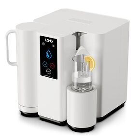 LANGWATER The Well Reverse Osmosis Water Filtration System - Countertop Drinking Water Filter with 3 Water Filters Including Energy-Efficient RO System - Serves Delicious Warm or Cold RO Water