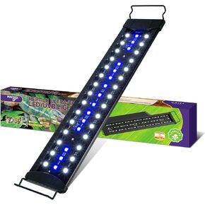 Dimming LED UVB Reptile Light, 24“ LED Reptile Light Bar with Brightness Adjustment & 3 Light Modes, UVB 5.0