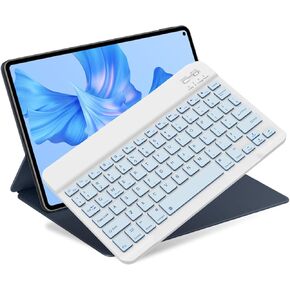 Bluetooth Keyboard, Rechargeable Compatible for iPad Pro, Air, Mini, Phone, Tablet, Samsung, Xiaomi, iOS, Android, Windows, Chrome Os