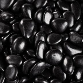 10lb Black River Rock, Suitable for Aquarium Gravel, vase Decorative Stone, Plant Rock, Rock for houseplants