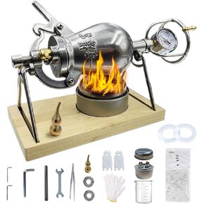 Chinese Traditional Popcorn Maker, Stainless Steel Mini Popcorn Pot, Hand Popcorn Machine, Small Popcorn Cannon for Family Gathering Party Fun