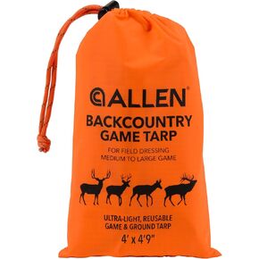 Allen Company Backcountry Game Tarp, 4’ x 4’9," Blaze Orange