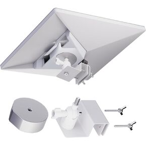 Starlink Mini Gutter Mount Compatible with Original Pipe Adapter, Adjustable Starlink Mini Mounting Kit Accessories, Starlink Mini Mount Aluminum Alloy Adapter Included