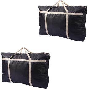 Extra Large Moving Bags,Heavy Duty Packing Bags,Space Saver Bags,Oversized Moving Supplies Storage Bags With Sturdy Zippers And Strong Handles,Moving Boxes Alternative (Darkgreen, 2Pack)