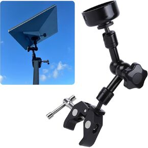 Starlink Mini Mount, Starlink Mini Rv Ladder Mount, Starlink Mini Roof Rack Mount,Universally Adjustable Angle Clamp Add an Aluminum Alloy Adapter