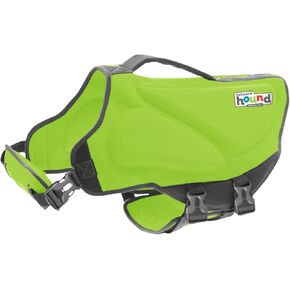 Outward Hound Dawson Swim Green Dog Life Jacket, Small