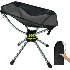 Lightweight High Back Camping Chair with Head Support, Portable Folding Aluminium Alloy Chair Nylon Chair Fabric, Hammock Design Suitable for Outdoor Camping, Beach, Picnic, Fishing, Climbing