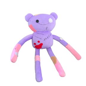 Purple Bear Handmade soft minky fabric Halloween bear