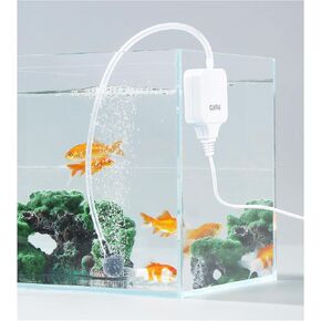 Aquarium Mini Air Pump, Mini Fish air Pump Super Quiet, Fish Bowl air Pump for 1-10 Gallon Fish Tank,1.5 Watts,310ml/min