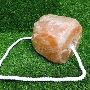 Himalayan Natural Lick Salt 6 lbs on Rope for Horse, Cattle, Deer, Cows and Goats., 1 Count (Pack of 1)