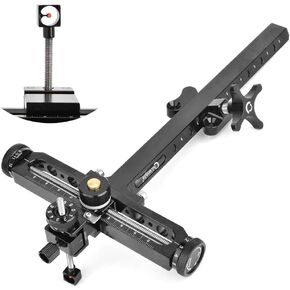 ZSHJGJR Archery Recurve Bow Sight T Shape Shooting Target Sights Quick Adjustment with Ring & Single Fiber Optical Pin Sight for Competition Olympic Style Hunting Practice Range for Right-Handed
