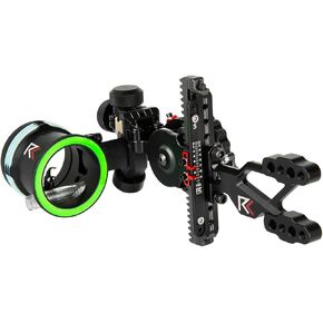REDLINE RL Torch 2 PIN Bow Sight, Right Handed, Wheel Slider for Quick Yardage Selection, Right Handed Bow Sight