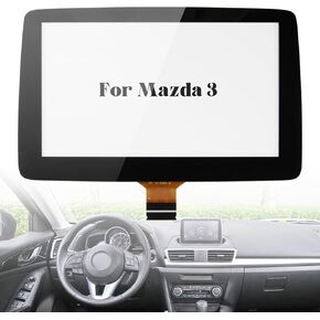 for Mazda 3 Screen Replacement 2016 2017 for Mazda 3 Digitizer CX-3 for Mazda 3 Touch Screen Digitizer Repair Kits 2014-2016 MX-5 Black 7" (Without LCD)