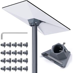 Starlink Gen 3 Mount, Starlink Gen 3 Pipe Adapter Pole Mount Mounting Kit Weather-Resistant Mounting Kit Compatible with Starlink Standard Dish V3 Mounting Kit Accessories