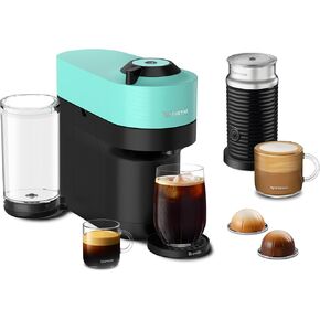 Nespresso Vertuo POP+ by Breville with Milk Frother, Red