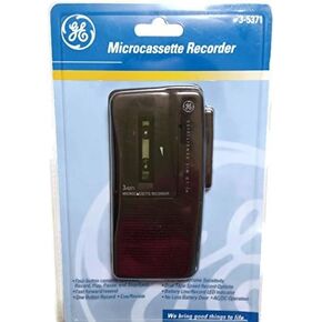 GE Microcassette Recorder, Model 3-5371