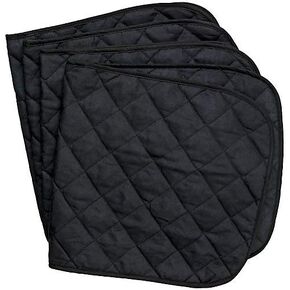 Tough 1 Black Quilted Leg Wraps 14in