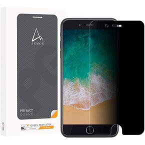 ARMOR Flexible Glass Screen Protector for iPhone 7/8 Plus, Privacy Guard with Anti-Glare