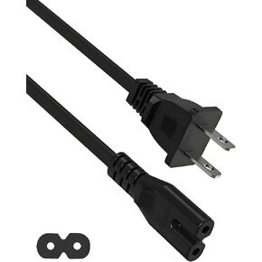 AC Power Cord for Xbox Series S/Xbox Series X,Xbox One S/Xbox One X,for Sony PS5/PS4/PS4 Slim/PS3 Slim/PS3 Super Slim,PlayStation 4 PlayStation 5 PlayStation 3 Slim Power Cable Replacement 6 Feet