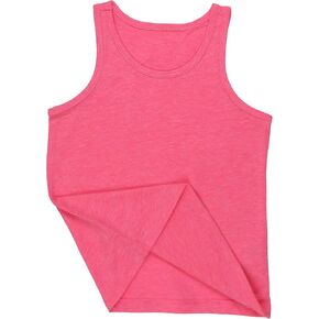 ToBeInStyle Kids Boys Girls Soft Lightweight Jersey Scoop Neck Tank Top