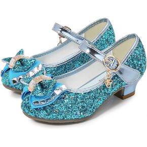 Cadidi Dinos Little Big Girl's Adorable Sparkle Princess Party Girls Dress Shoes