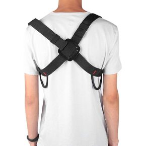 Chest Shoulder Strap, Outdoor Adjustable Safety Shoulder Strap for Climbing Harness Equipment