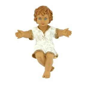 5" Baby Jesus for Nativity Scene | Beautiful Handcrafted Christmas Heirloom | Made In Italy | Village Nativity Accessory | Home Decoration for Christmas