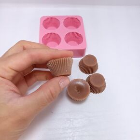 Little cupcakes wax melts mold Silicone Mold Wax mold Resin mold Soap mold Realistic Flexible mold cereal candle