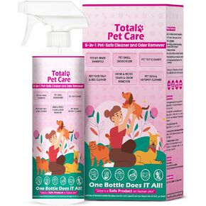 Total Pet Care 6-in-1 Pet-Safe Cleaner and Odor Eliminator-16 oz.