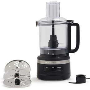 KitchenAid KFP0919CU 9 Cup Plus Food Processor, Contour Silver