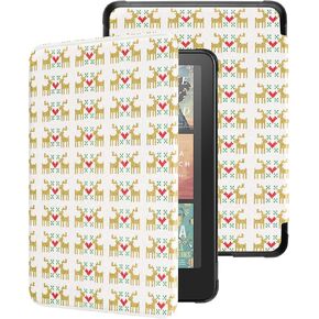 WALNEW Case for 7" All-New Kindle Paperwhite 12th Gen 2024 and Kindle Colorsoft Signature Edition, Premium PU Leather Protective Cover for Kindle Paperwhite with Auto Wake/Sleep (MANTUOLUOHUA)
