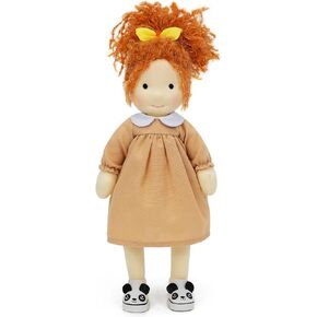 Waldorf Doll Handmade Rag Doll - Personalized Collectors Plush Doll for Kids Birthday Present with Beautiful Present Box-Dotty 12"