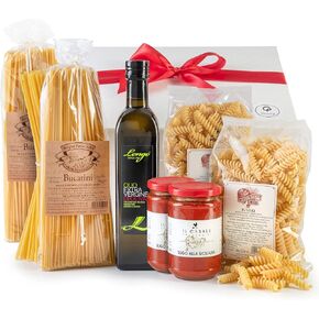 Gusta Italian Gift Basket in Deluxe Packaging - Made in Italy - Holiday Gift for Birthdays, Families, Clients, Parties, Housewarming, Client Thank You & Sympathy Gift Baskets in Saudi Arabia