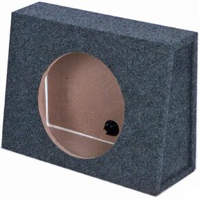 Q Power 12-Inch Sealed Slim Shallow Truck Subwooofer Box Enclosure | TW12-SINGLE