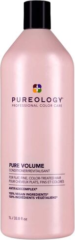 Pureology Pure Volume Conditioner | For Flat, Fine, Color-Treated Hair | Adds Volume & Movement | Lightweight Conditioner | Sulfate-Free | Vegan | Updated Packaging in Kuwait