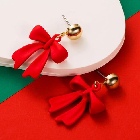 Silver Bow Earrings Ribbon Earring Sparkly Rhinestone Bow Earrings for Women Party Prom Jewelry for Girls in Saudi Arabia